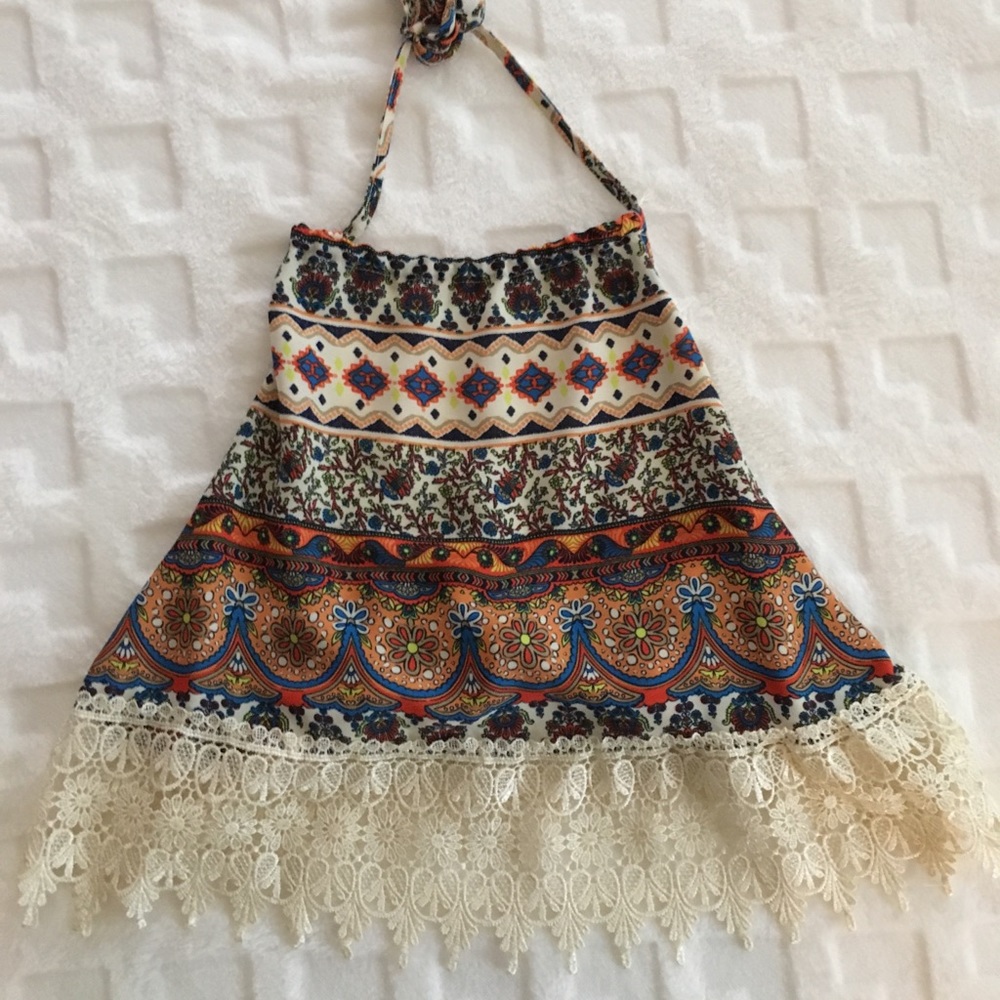 Boho Halter Top